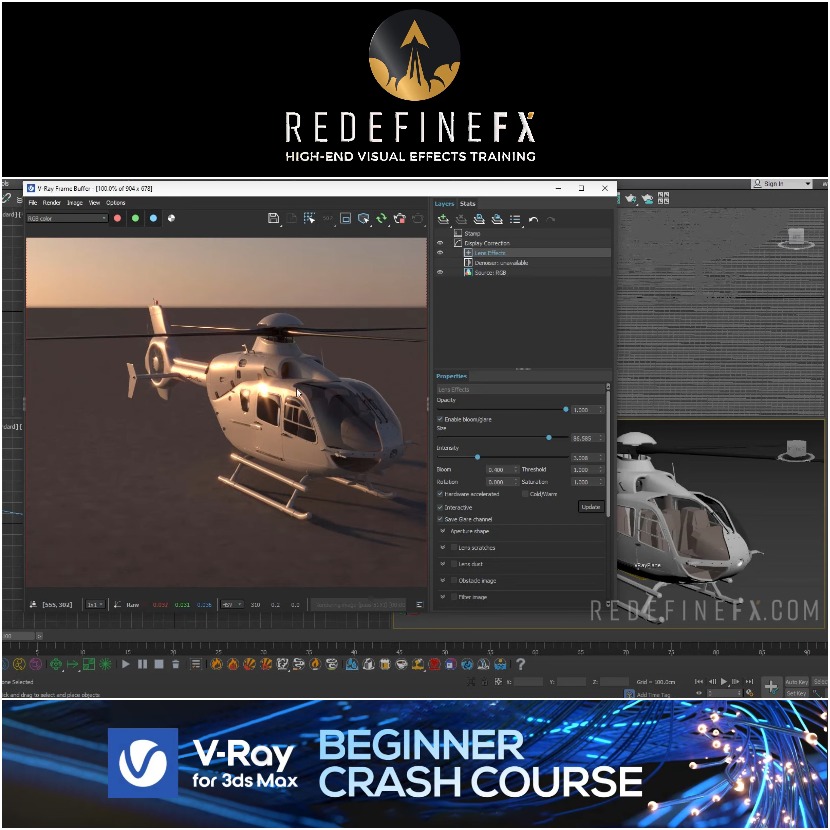 RedefineFX - Beginner Crash Course for V-Ray 5 in 3Ds Max